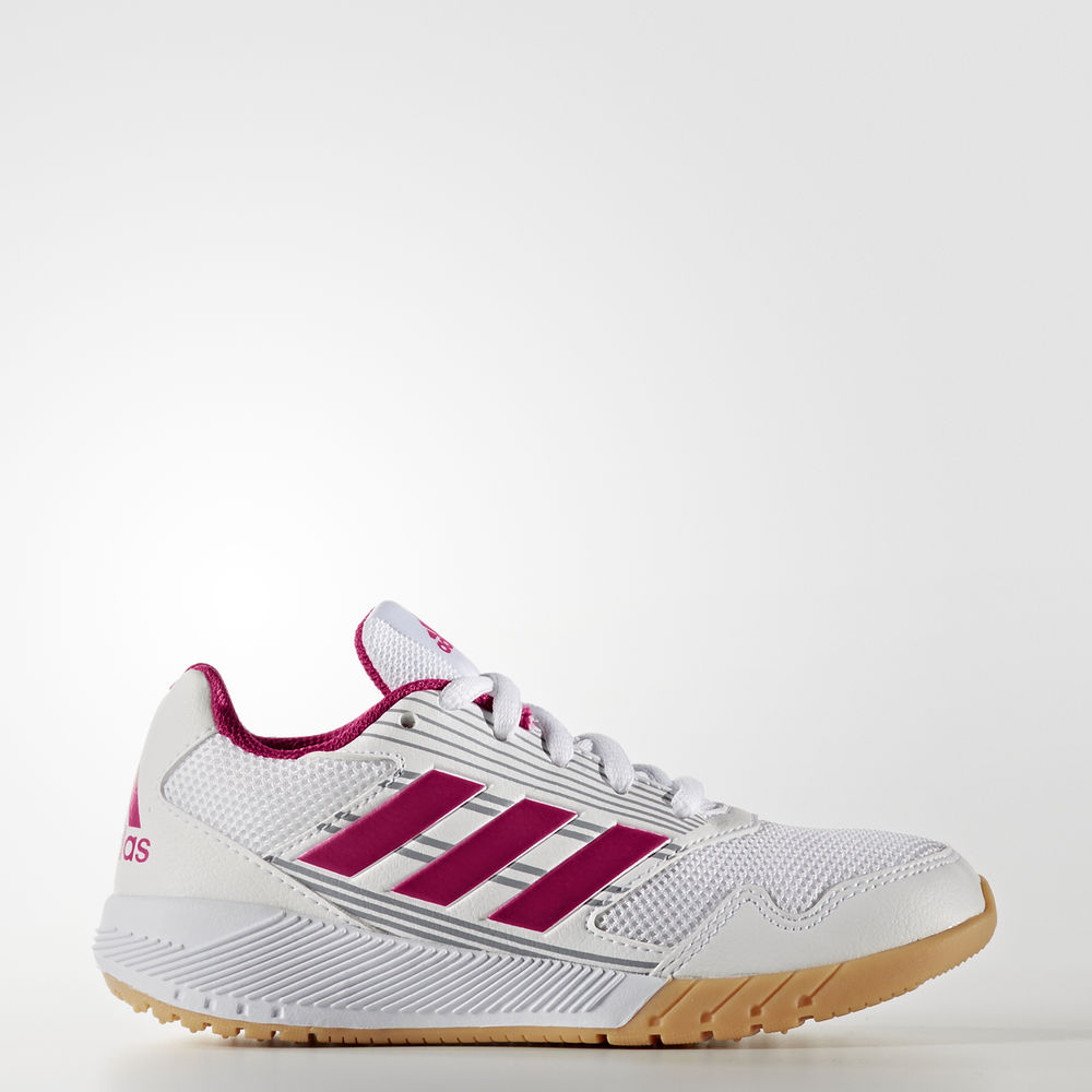 Adidas Altarun - παπουτσια για τρεξιμο για αγορια - Ασπρα/Ροζ/Γκρι,Μέγεθος: EU 27 – 39 1/3 (605GQUNM